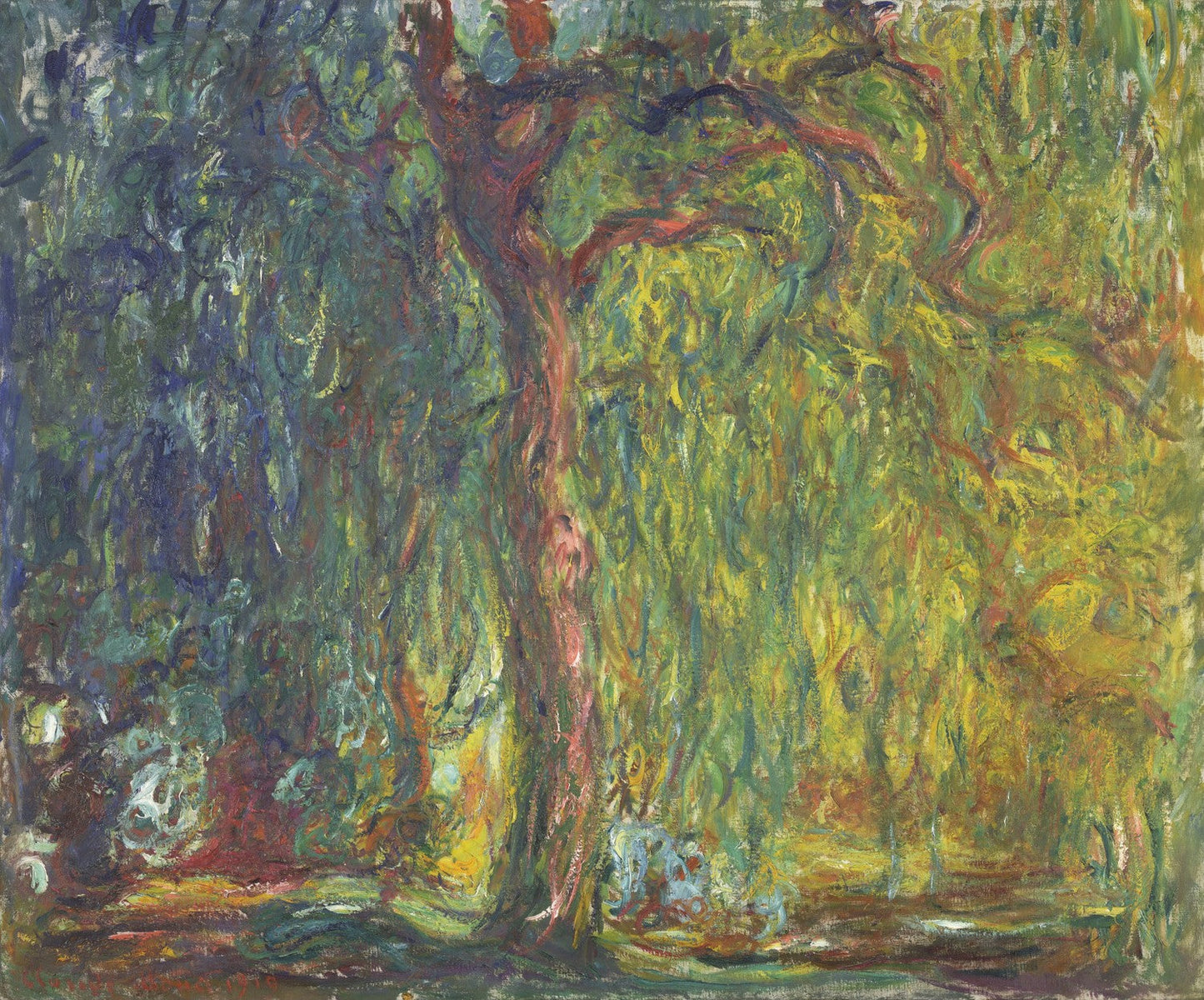 Weeping Willow by Claude Monet