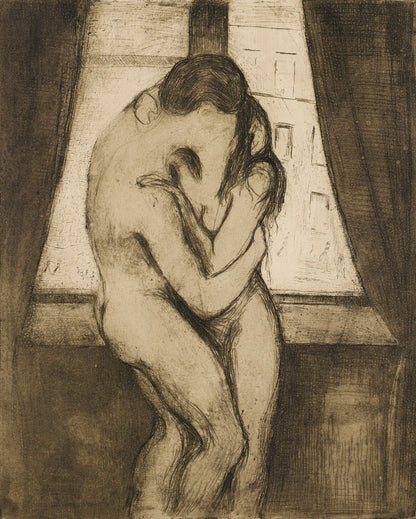 The Kiss by Edvard Munch