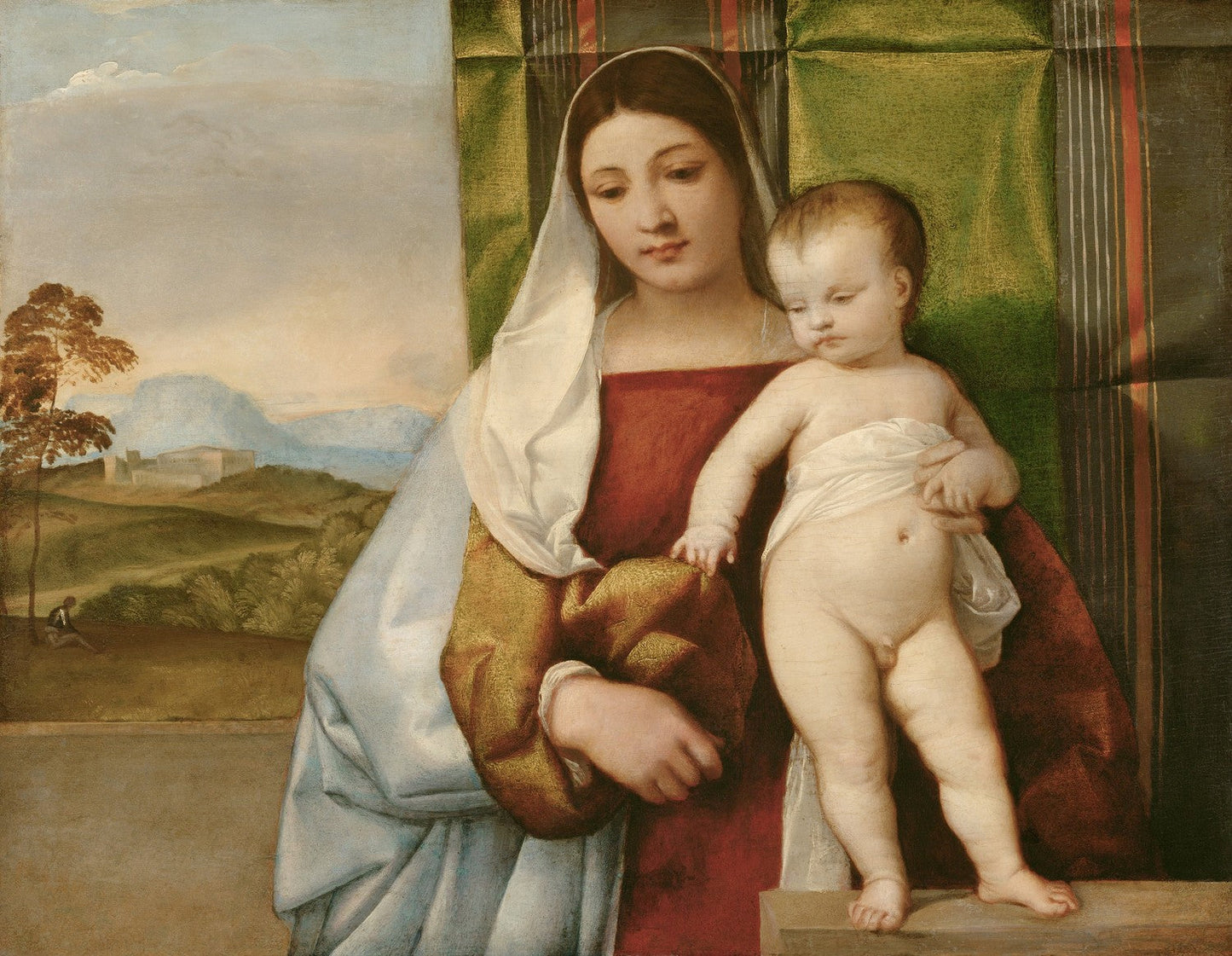 Gipsy Madonna by Titian