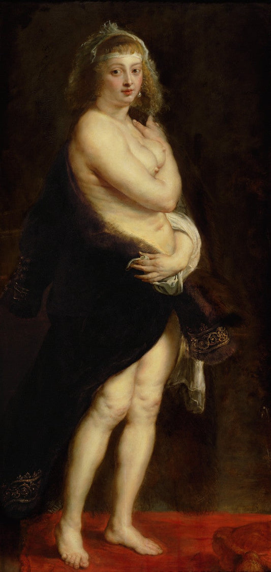 Helena Fourment in a Fur Robe by Peter Paul Rubens