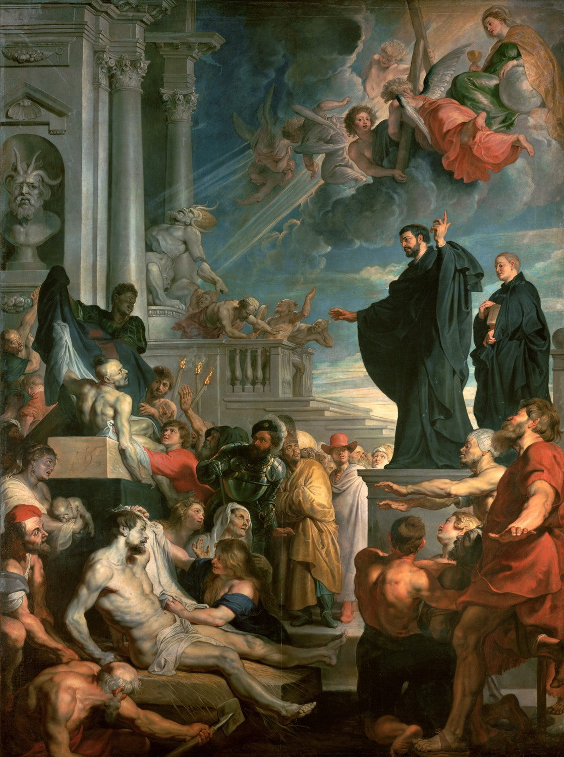 The miracles of St. Francis Xavier by Peter Paul Rubens