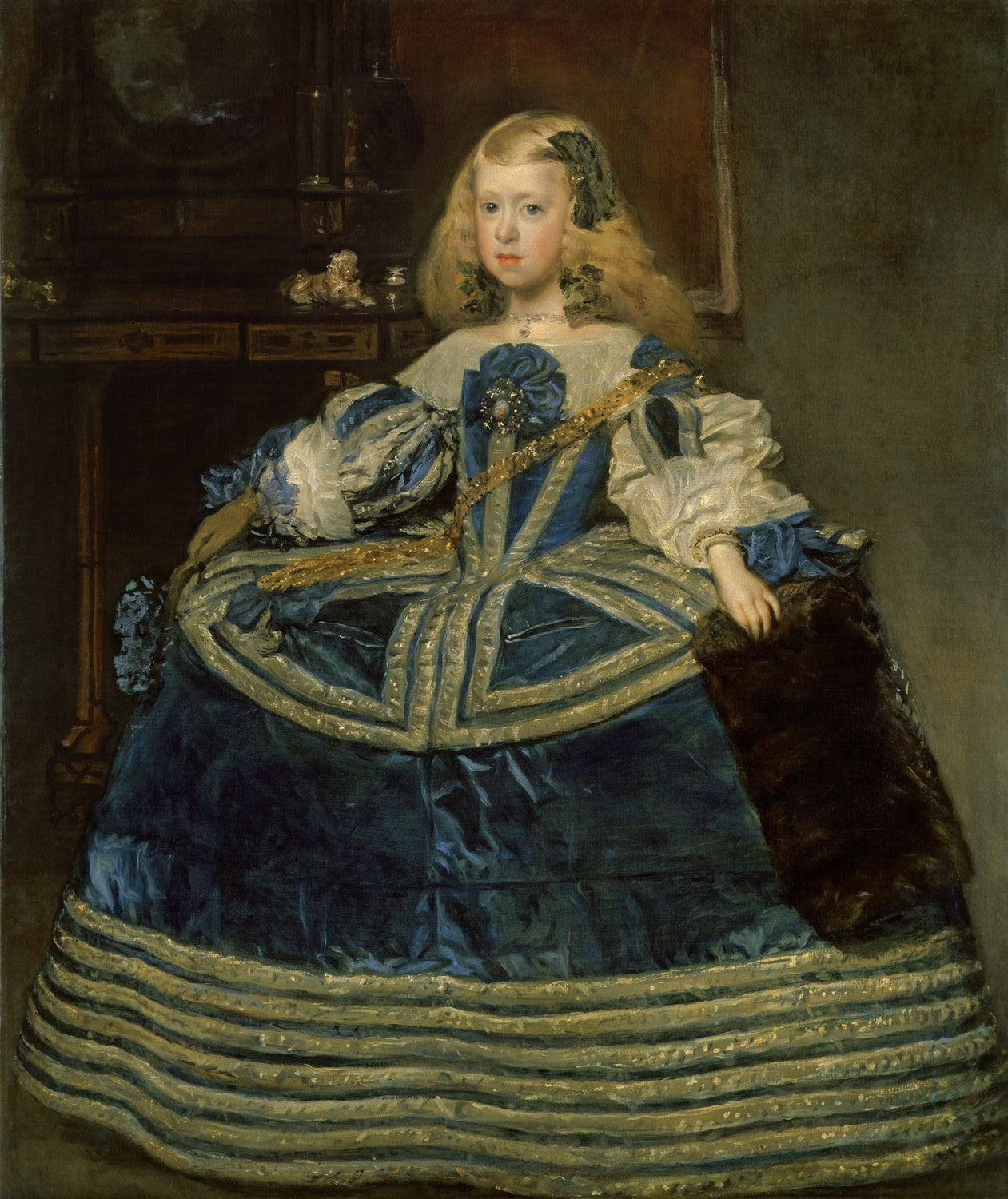 Infanta Margarita Teresa in a Blue Dress by Diego Velázquez