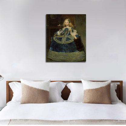 Infanta Margarita Teresa in a Blue Dress - by Diego Velázquez