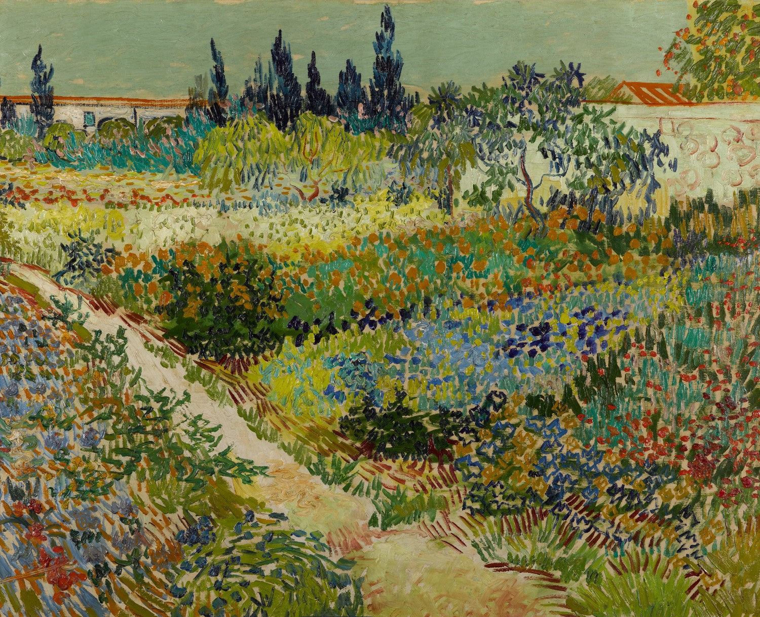 Garden at Arles by Vincent van Gogh