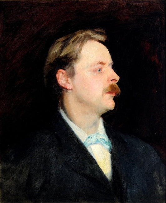 "Portrait of Edmund Gosse" by John Singer Sargent