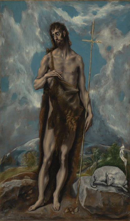 St. John the Baptist by El Greco