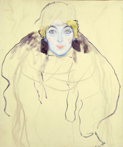 Woman's Head by Gustav Klimt