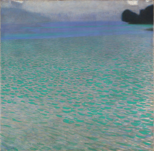 On Lake Attersee by Gustav Klimt