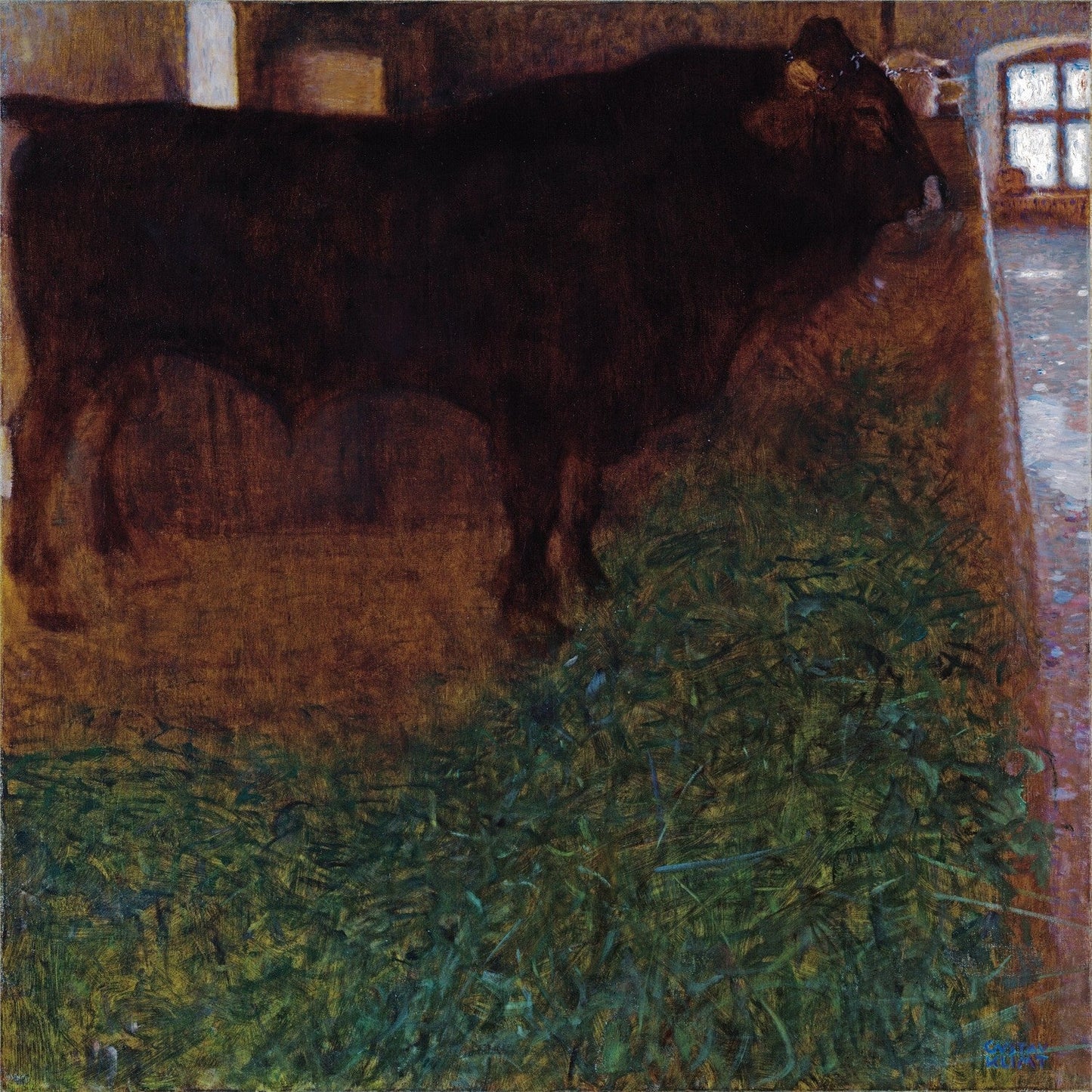 The Black Bull by Gustav Klimt