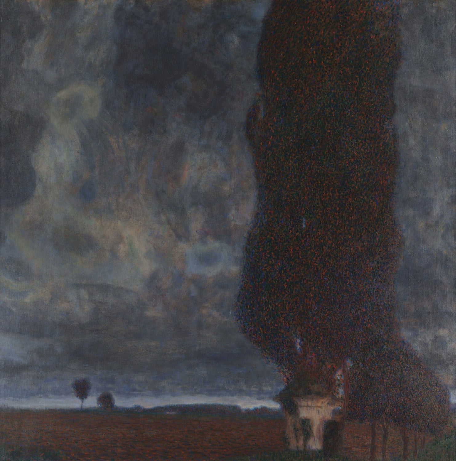 The Large Poplar II (Gathering Storm) by Gustav Klimt