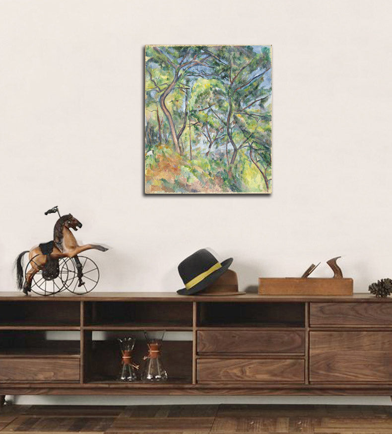 Sous-Bois - by Paul Cézanne