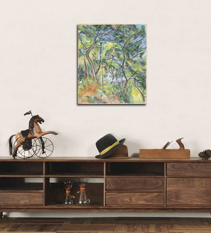 Sous-Bois - by Paul Cézanne