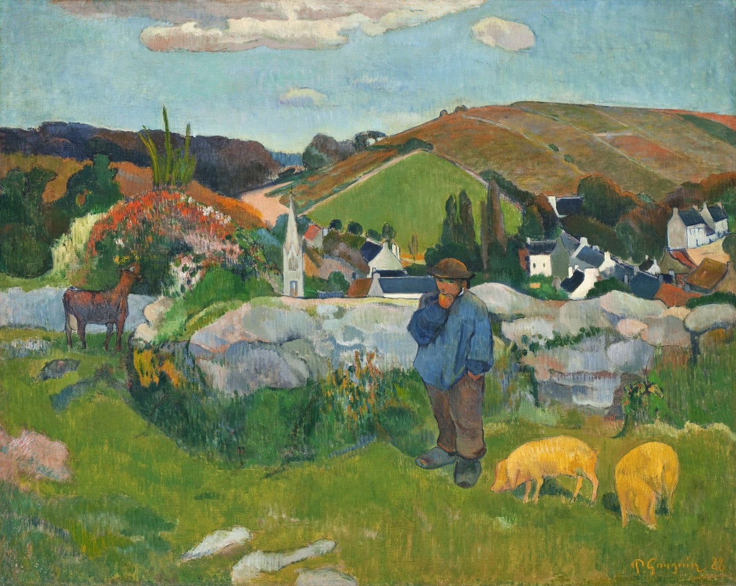 The Swineherd by Paul Gauguin