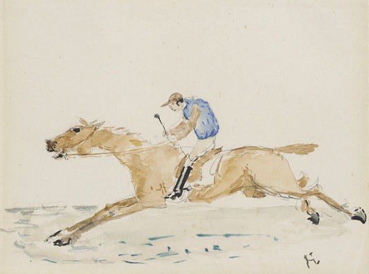 Jockey au Galop by Henri de Toulouse-Lautrec