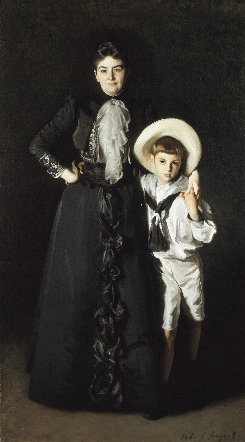 Portrait of Mrs. Edward L. Davis and Her Son, Livingston Davis by John Singer Sargent