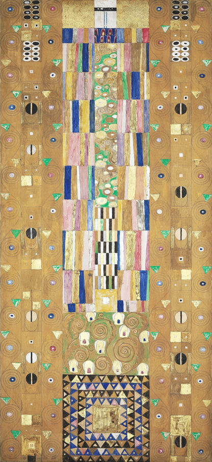 Nine Cartoons for the Execution of a Frieze for the Dining Room of Stoclet House in Brussels: Part 9, Knight by Gustav Klimt