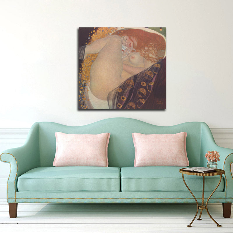 Danae after Gustav Klimt, plate 32, The work of Gustav Klimt by Gustav Klimt