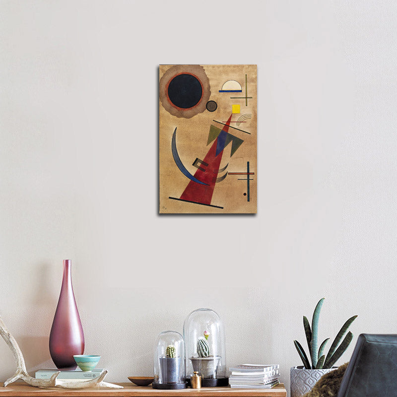 Rot in Spitzform - by Wassily Kandinsky