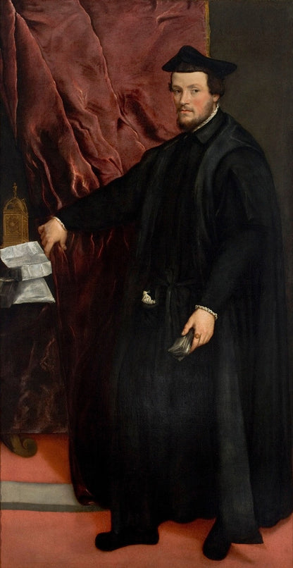 Portrait of Cardinal Cristoforo Madruzzo by Titian