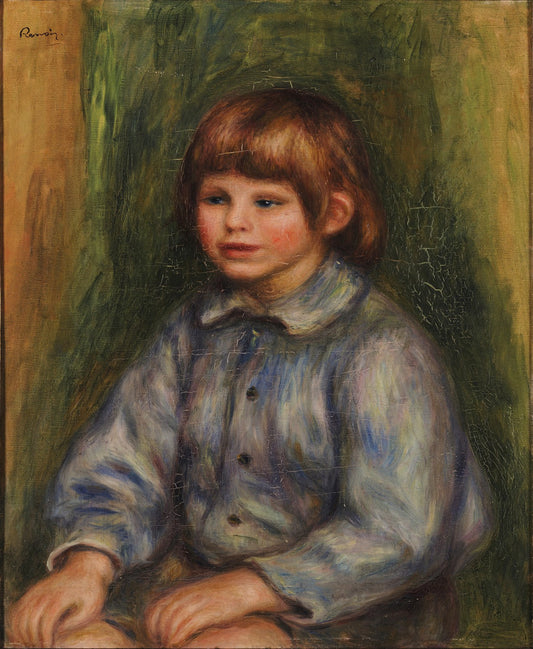 Portrait of Claude Renoir by Pierre-Auguste Renoir