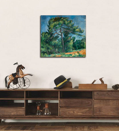 The Great Pine - by Paul Cézanne