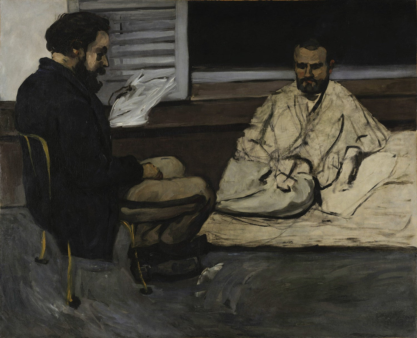 Paul Alexis Reading a Manuscript to Zola by Paul Cézanne