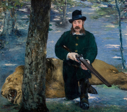 Mr. Eugène Petuiset, the Lion Hunter by Édouard Manet