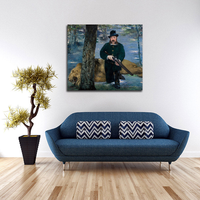 Mr. Eugène Petuiset, the Lion Hunter - by Édouard Manet