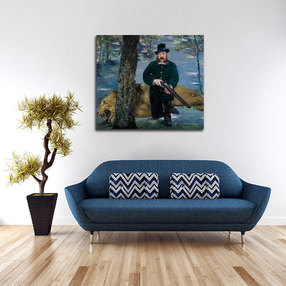 Mr. Eugène Petuiset, the Lion Hunter - by Édouard Manet