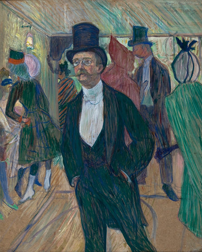 Monsieur Fourcade by Henri de Toulouse-Lautrec