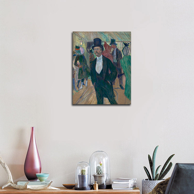 Monsieur Fourcade - by Henri de Toulouse-Lautrec