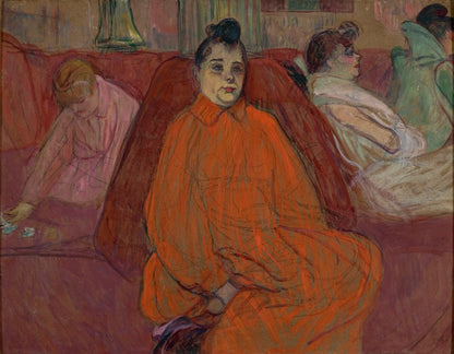 The Divan by Henri de Toulouse-Lautrec