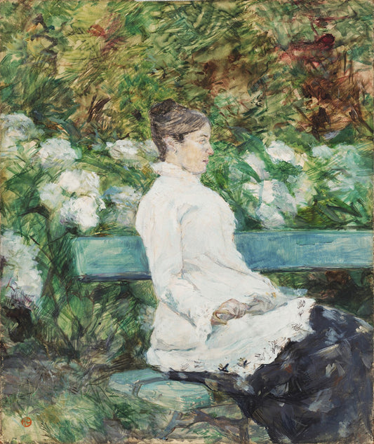 Countess Adèle de Toulouse-Lautrec in the Garden of Malromé by Henri de Toulouse-Lautrec