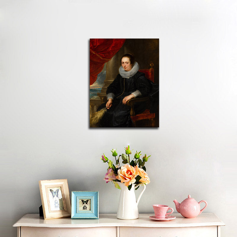 Portrait of a Woman, possibly Clara Fourment (1593-1643) - by Peter Paul Rubens