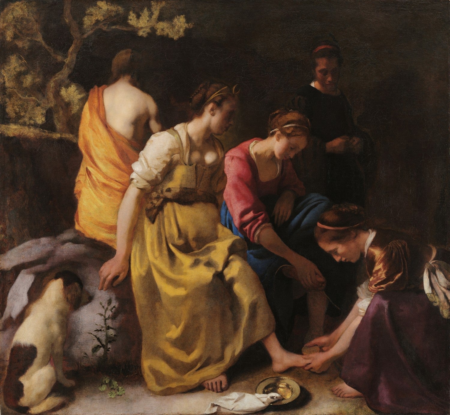 Diana and her Nymphs by Johannes Vermeer