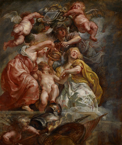 The Union of England and Scotland (Charles I as the Prince of Wales) by Peter Paul Rubens