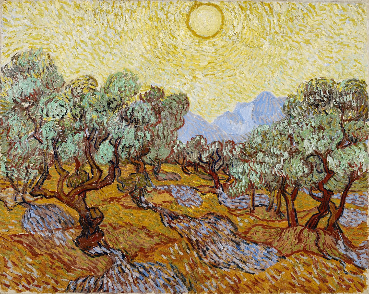 Olive Trees by Vincent van Gogh