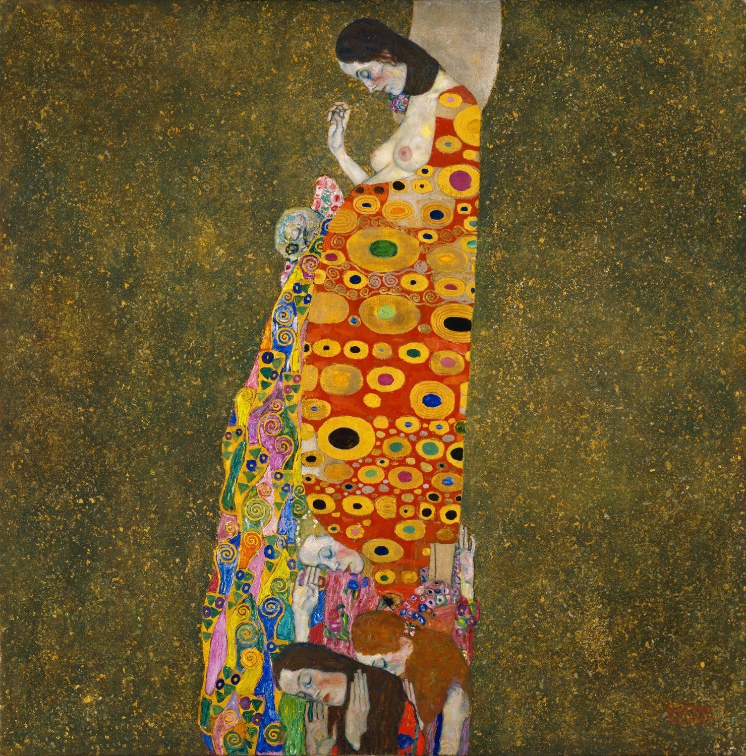 Hope II by Gustav Klimt