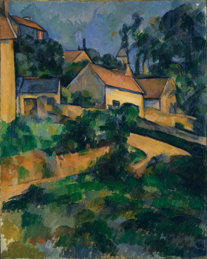 Turning Road at Montgeroult by Paul Cézanne