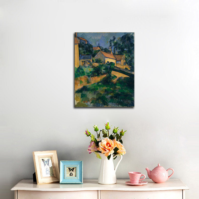 Turning Road at Montgeroult - by Paul Cézanne