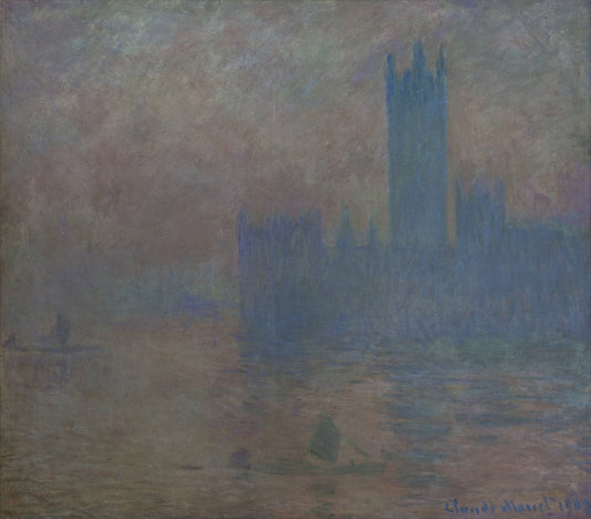 London Parliament by Claude Monet