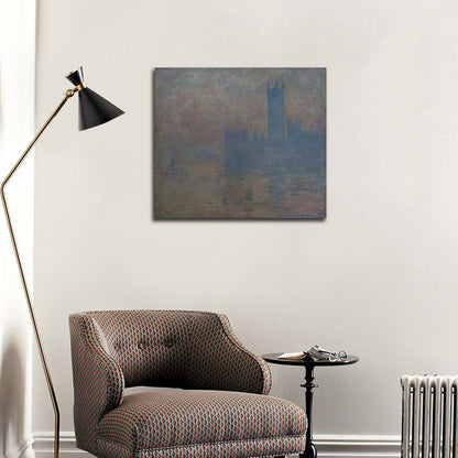 London Parliament - by Claude Monet