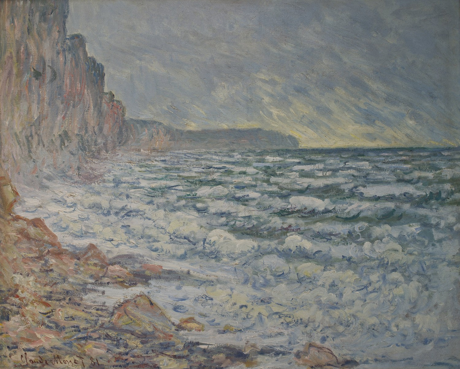 Fécamp, bord de mer by Claude Monet