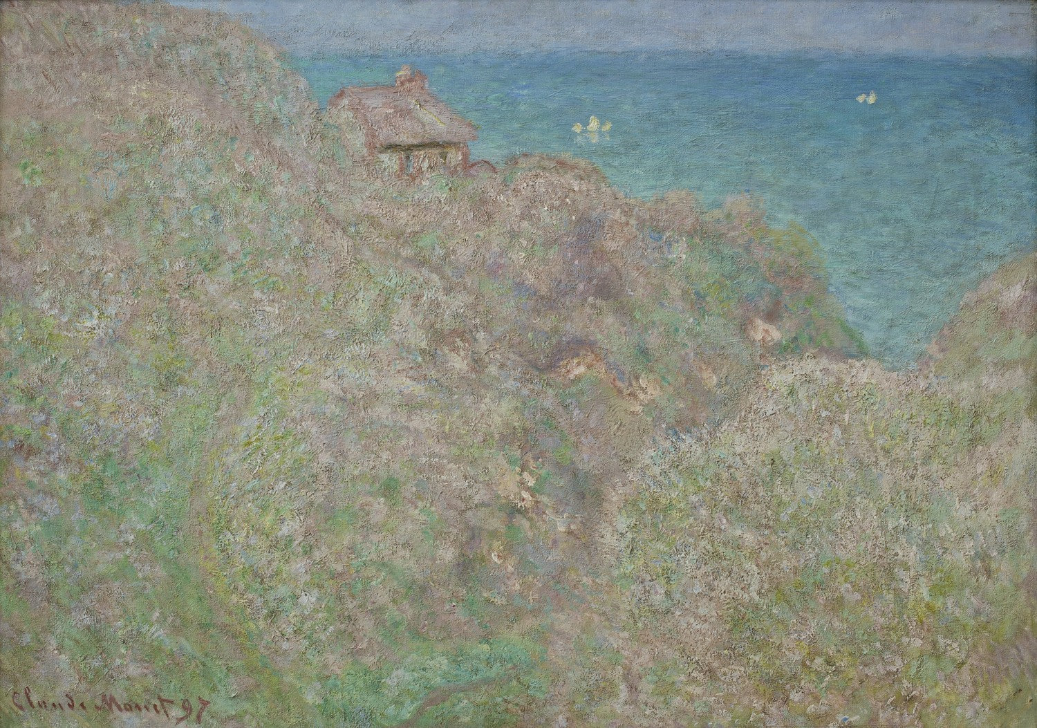 Les falaises de Varengeville by Claude Monet