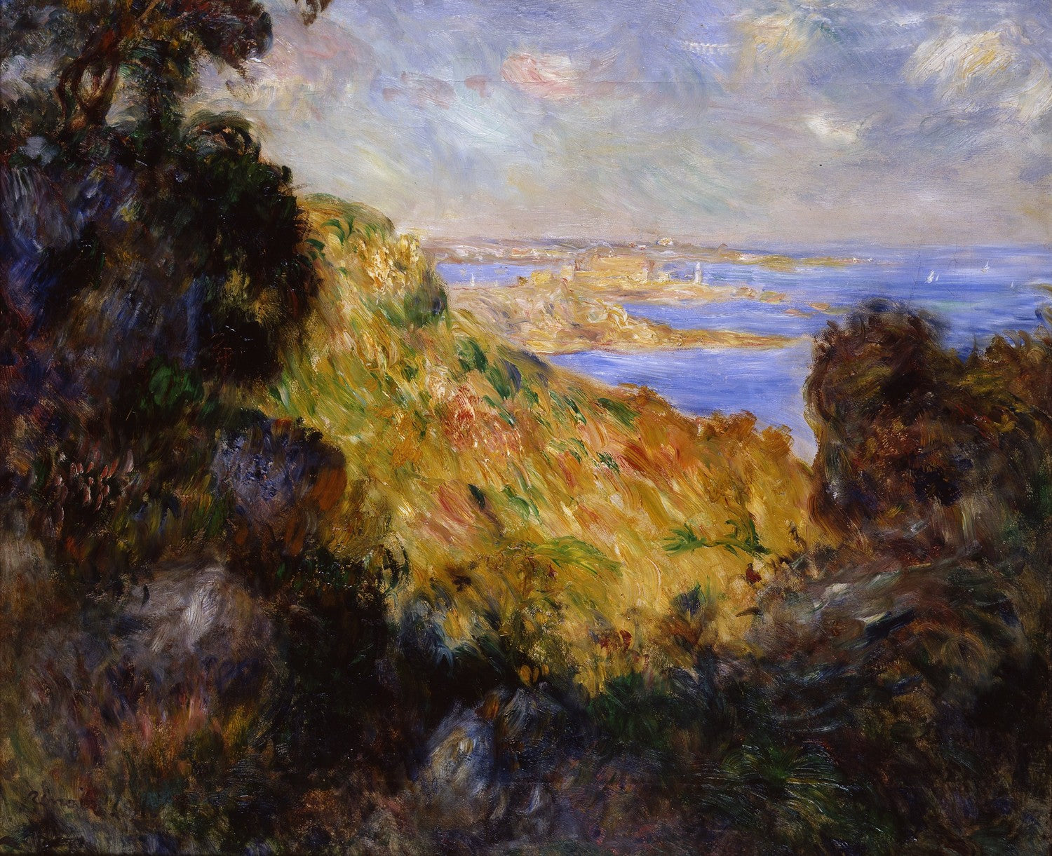 Baie de Salerne by Pierre-Auguste Renoir