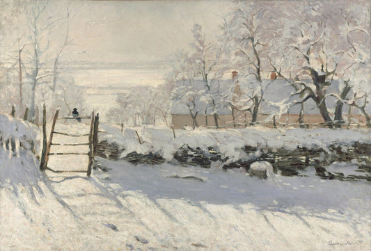 The Magpie by Claude Monet