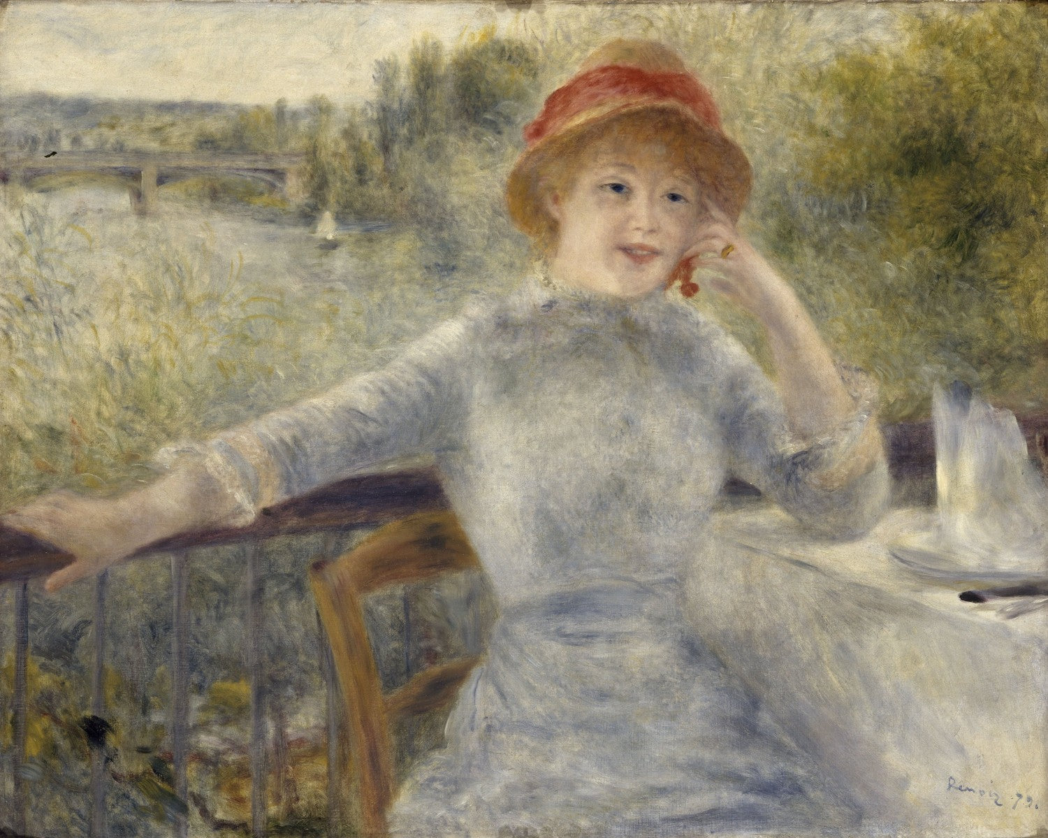 Alphonsine Fournaise by Pierre-Auguste Renoir