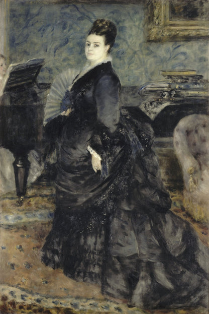 Portrait of a Woman, called of Mme Georges Hartmann by Pierre-Auguste Renoir