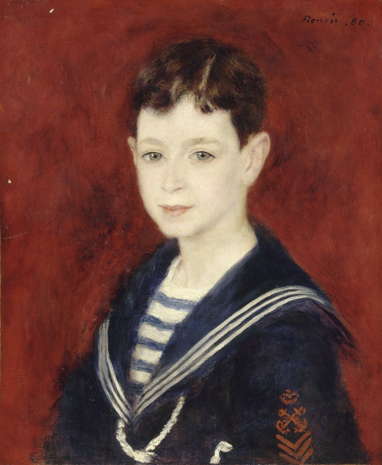 Fernand Halphen as a Boy by Pierre-Auguste Renoir