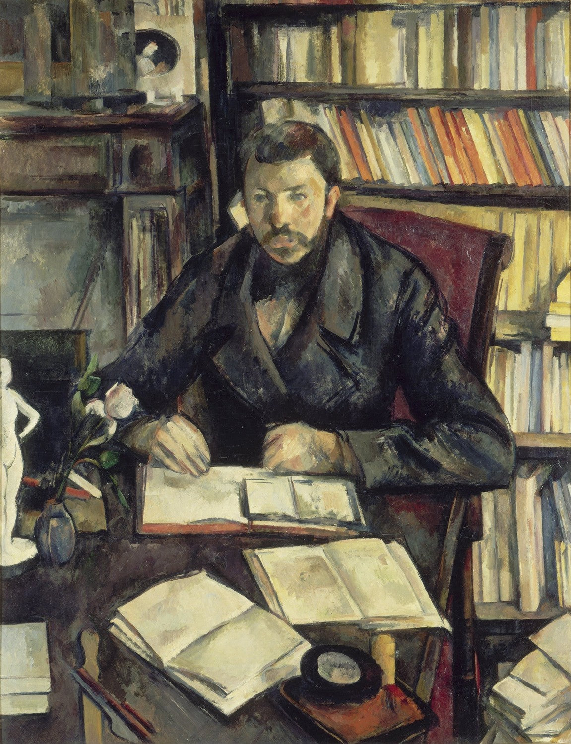 Gustave Geoffroy by Paul Cézanne